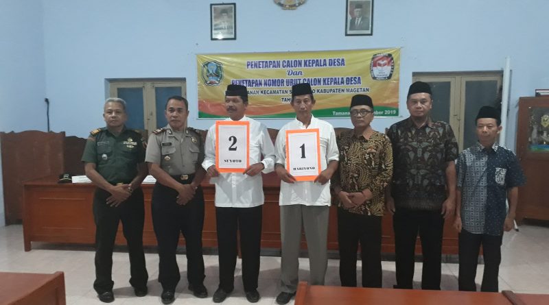Penetapan Dan Pengundian Nomor Urut Calon Kepala Desa Sekecamatan Sukomoro Website Kecamatan Sukomoro