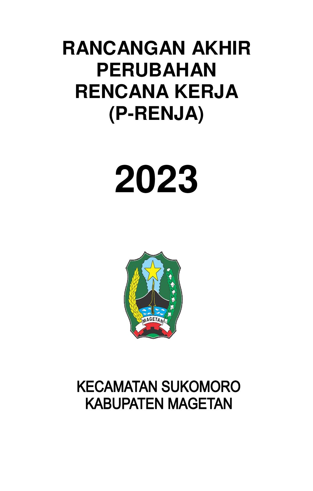 RENJA PERUBAHAN 2023